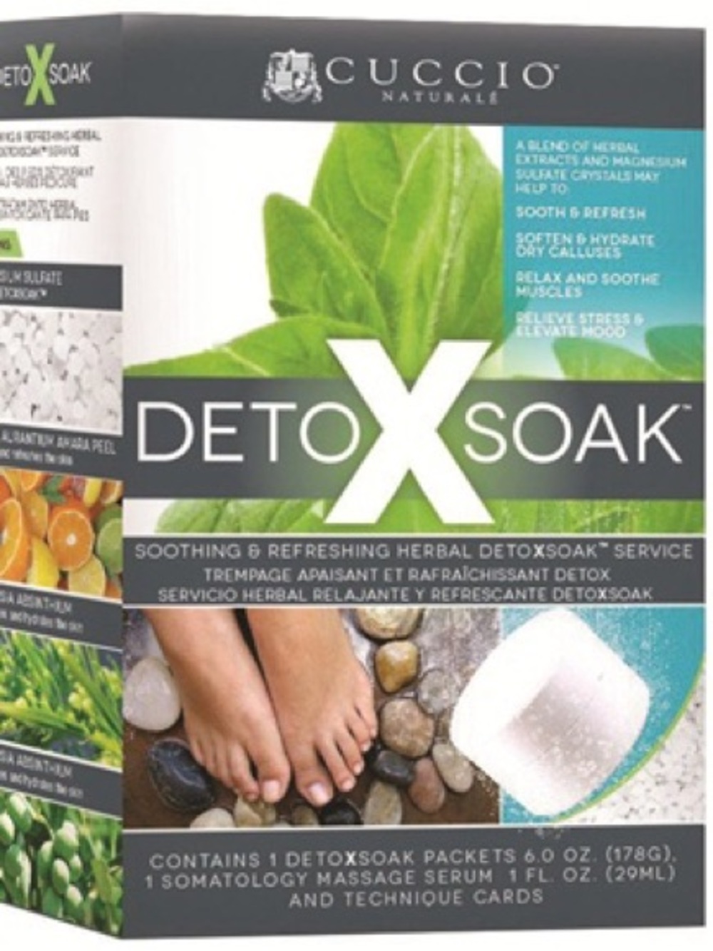 Cuccio Detox Soak Soothing Herbal Foot Soak